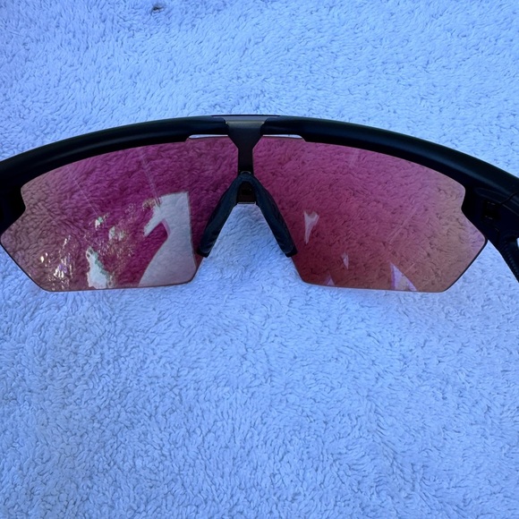 Oakley Black and Red Men's Sunglasses - Picture 6 of 9